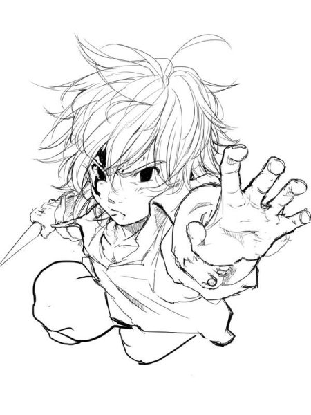 Мелиодас семь смертных грехов для срисовки