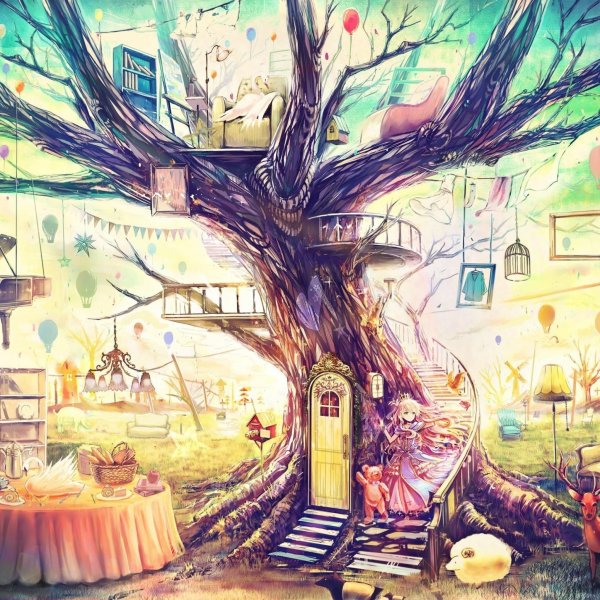 Необычные сказочные деревья