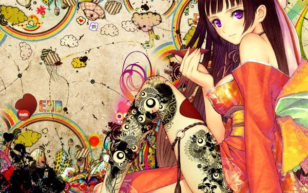 Живопись в стиле аниме