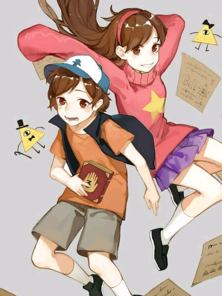 Гравити Фолз аниме Диппер