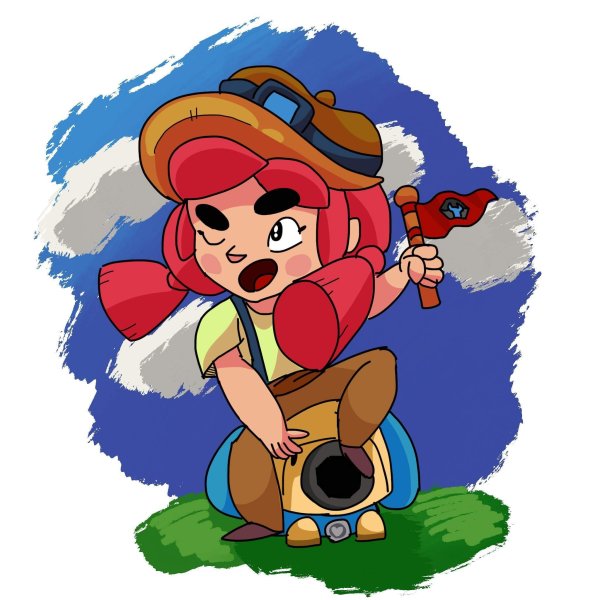Джесси арт Brawl Stars