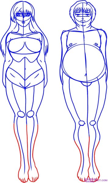 Формы тела для рисования