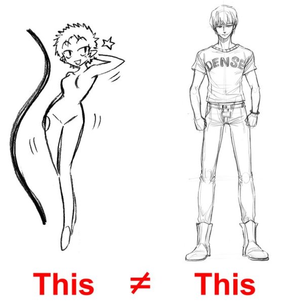 Аниме мужское тело в полный рост