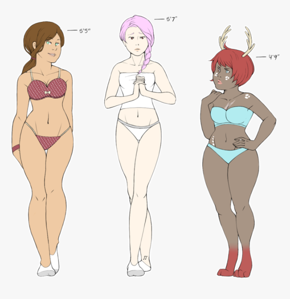 Референсы женской фигуры