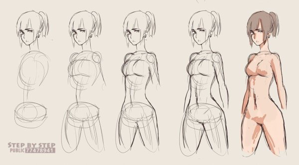 Референс анатомия пропорции