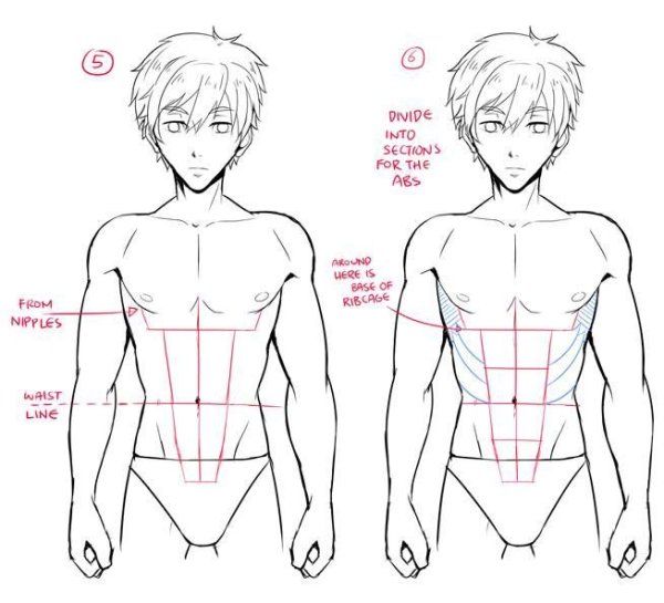 Аниме тело мальчика