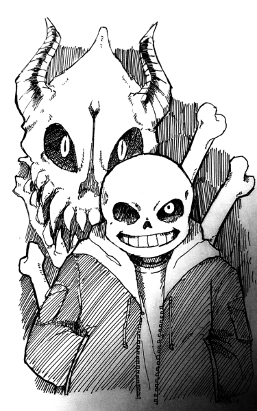 Санс зарисовка