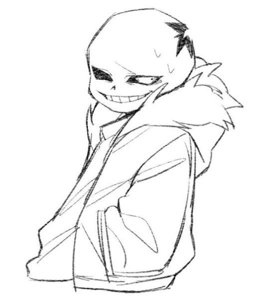 Раскраска хорора Санса