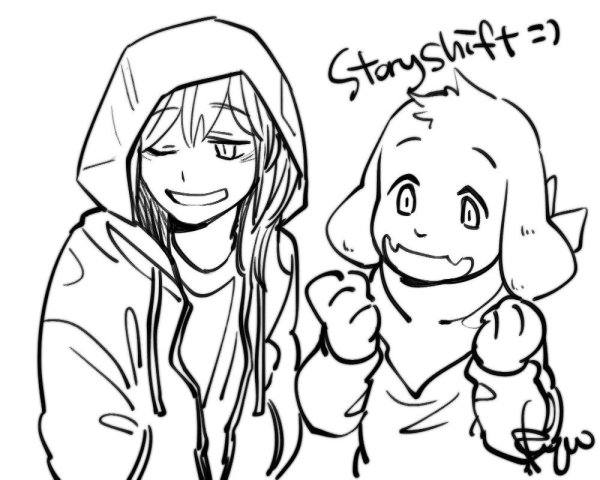 Сторишифт Чара скетч