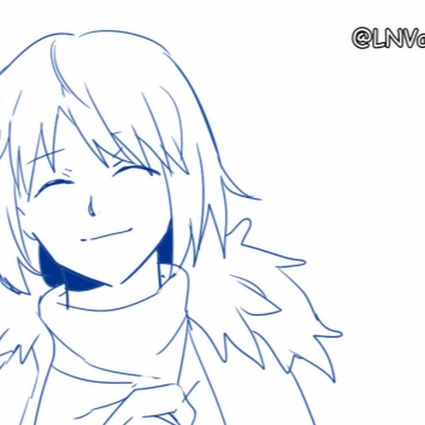 Фриск аниме для срисовки