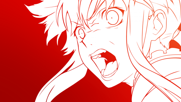 Yuno Gasai черно белая