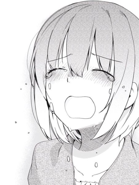 Аниме кричит в профиль