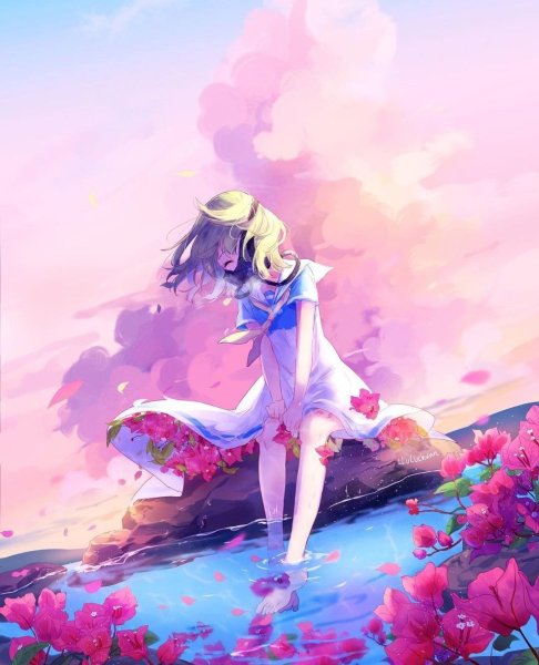 Яркие аниме девушки