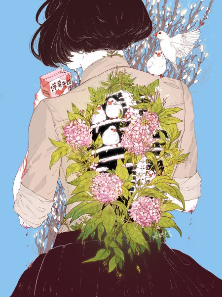 Эстетические арты цветы