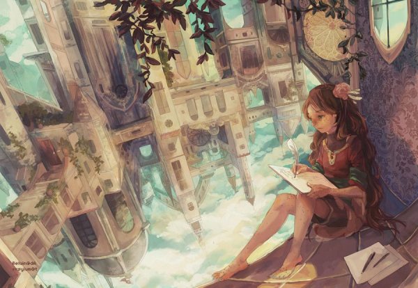 Арты для вдохновения писателя