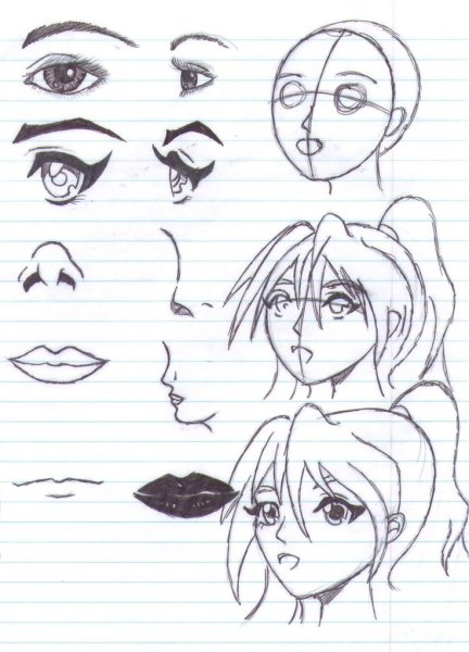 Уроки рисования аниме