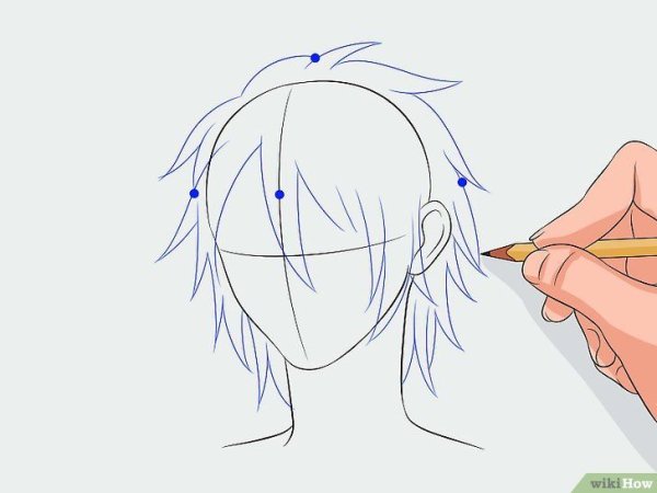 Манга уроки рисования волосы