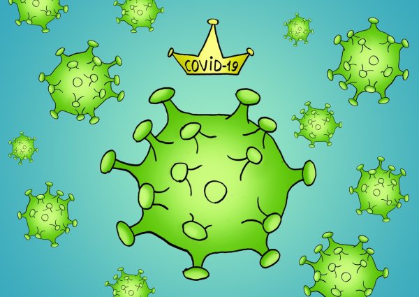 Рисунок коронавируса