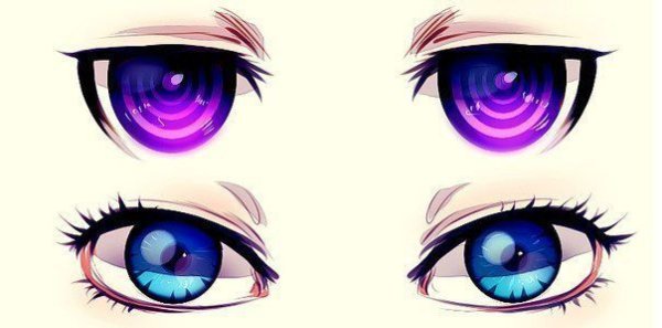 Большие анимешные глаза