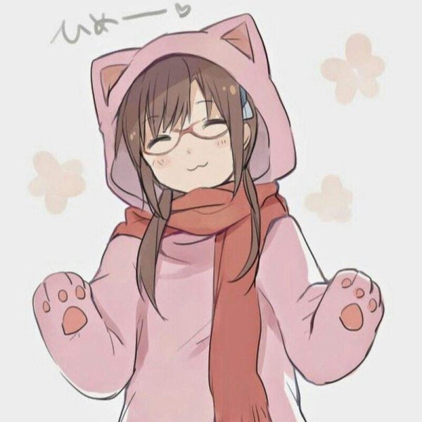 Аниме девушка в кигуруми