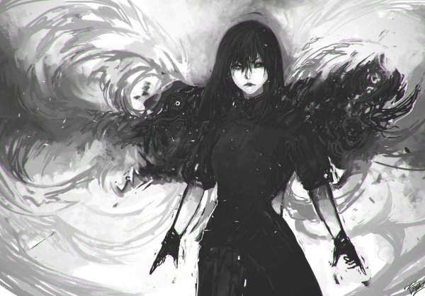 Аниме арт темный