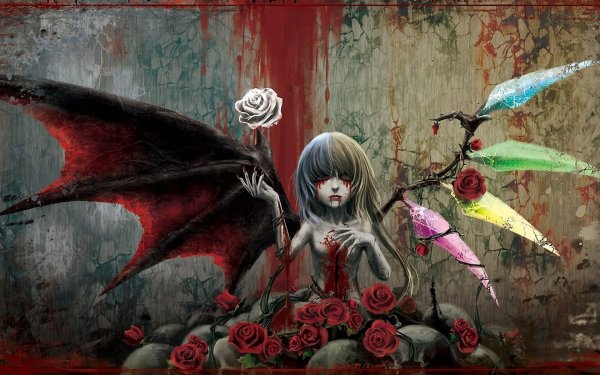 Мрачные аниме арты