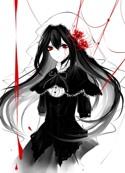 Аниме девушки мрачные