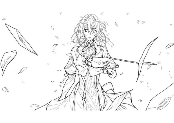 Вайолет Эвергарден аниме