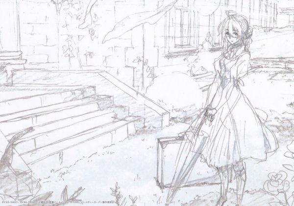 Вайолет Эвергарден рисунок