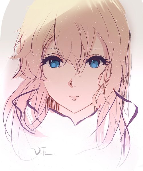 Вайолет Эвергарден рисунок