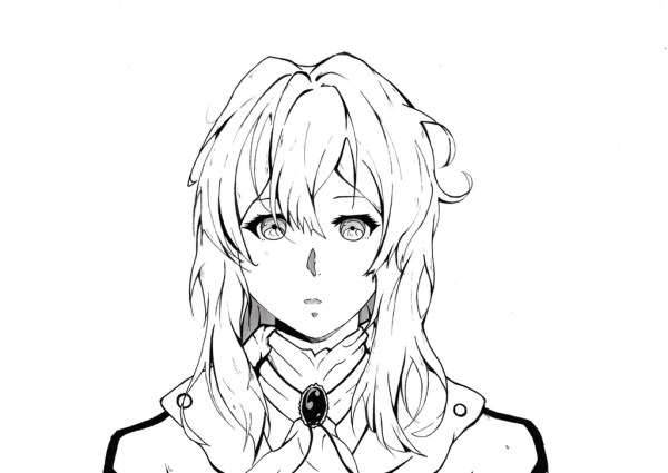 Вайолет Эвергарден Мангака