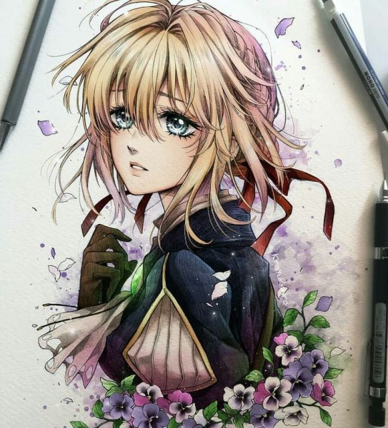 Вайлет Эверджин аниме