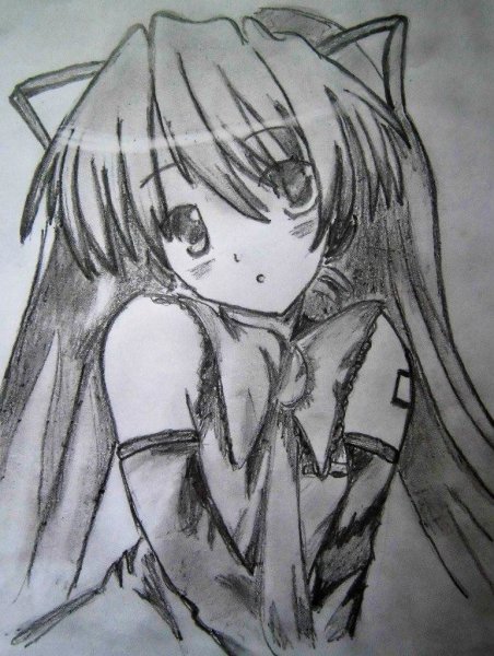 Аниме рисунки карандашом