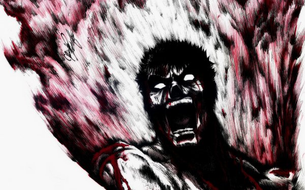 Гатс Берсерк 1997 в ярости