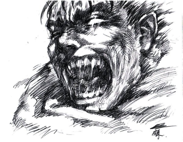 Злость эскиз