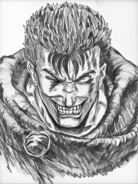 Берсерк Манга ярость Гатса