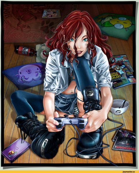 Девушка геймерша