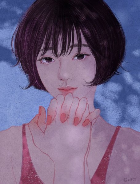 Корейские мультяшные девочки