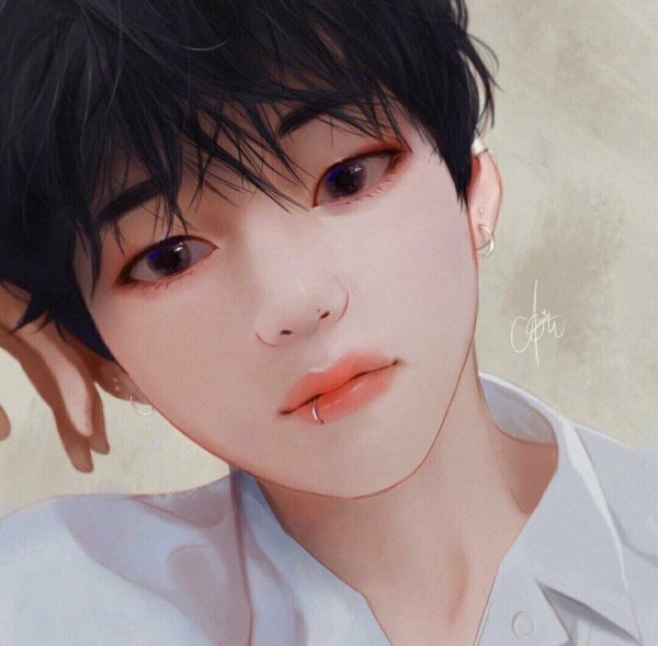 Нарисованные корейские девушки