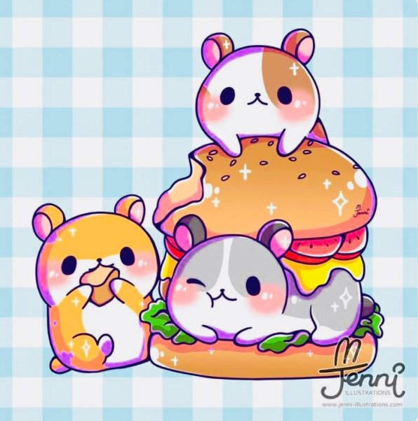 Кавайные рисунки