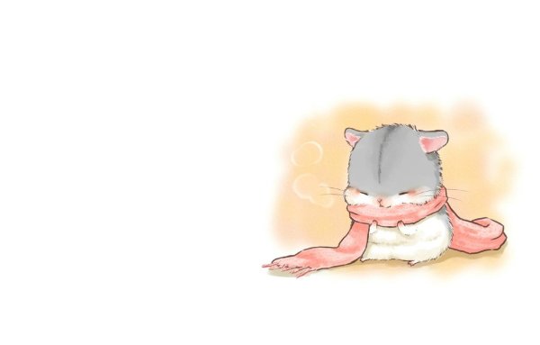 Милый хомяк аниме