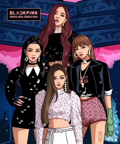 Блэк Пинк аниме