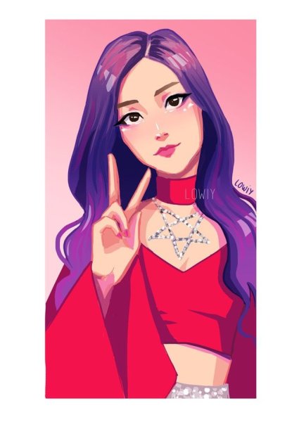 Аниме Блэк Пинк Jisoo