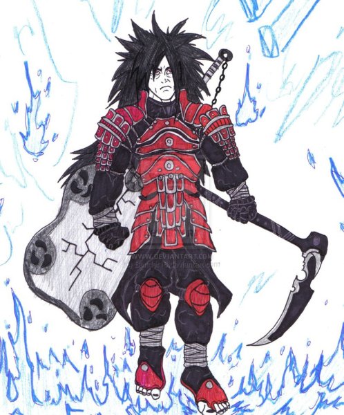 Рисунки на бумаге Наруто