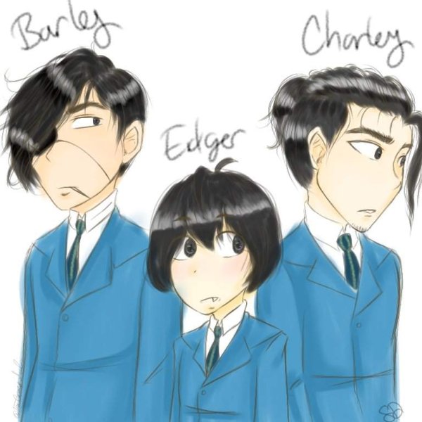 Аниме цветными карандашами