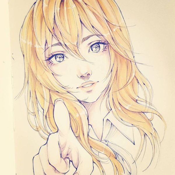 Скетчинг аниме