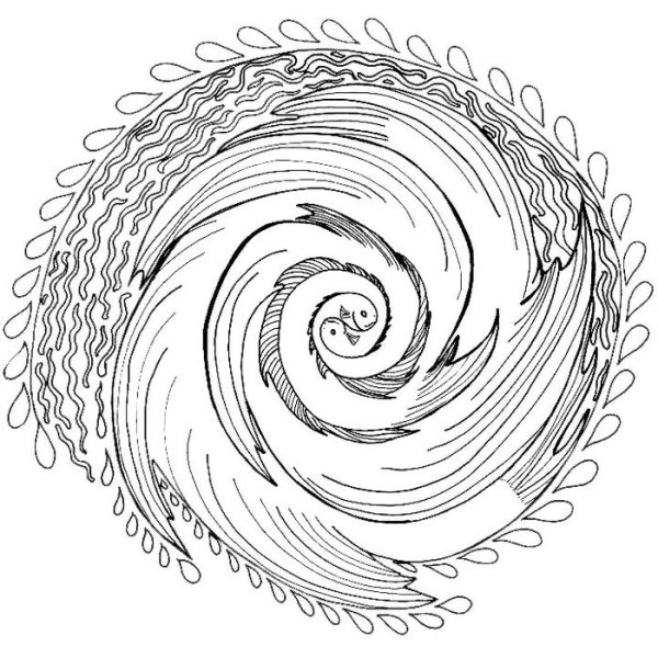 Спиральная Мандала