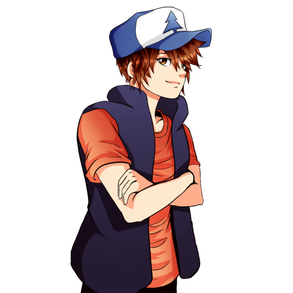 Гравити Фолз аниме Диппер