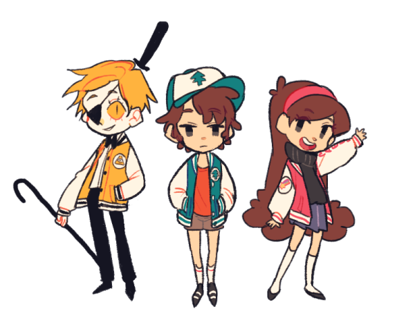 Диппер Мейбл и Билл