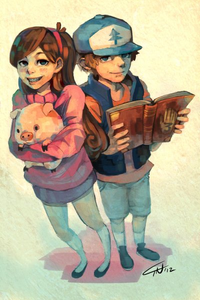 Гравити Фолз Мэйбл и Диппер